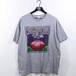 Baltimore Ravens Super Bowl XLVII Champions T-Shirt NFL Football XL